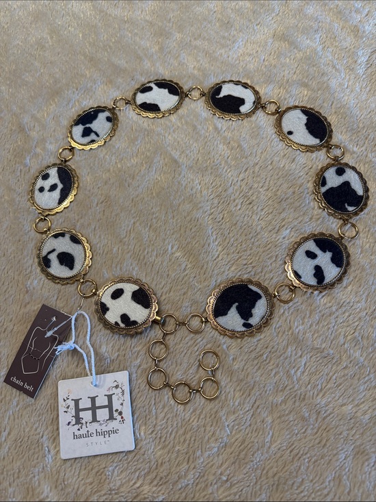 Haute Hippie Accessories - HAUTE HIPPIE Faux Fur Chain Belt